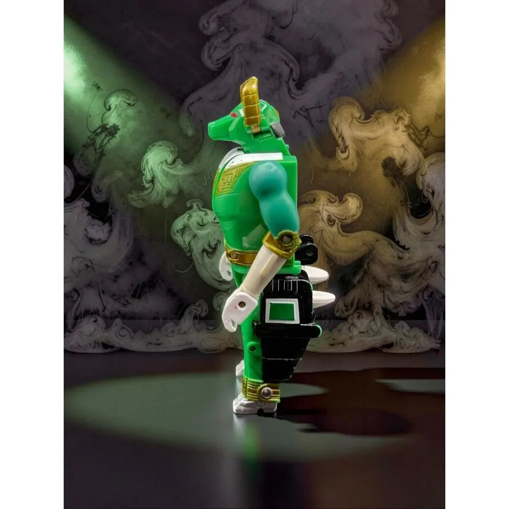 1996 Power Rangers Green Zeo Ranger IV Morphs Zeo Zord Bull Figure A67
